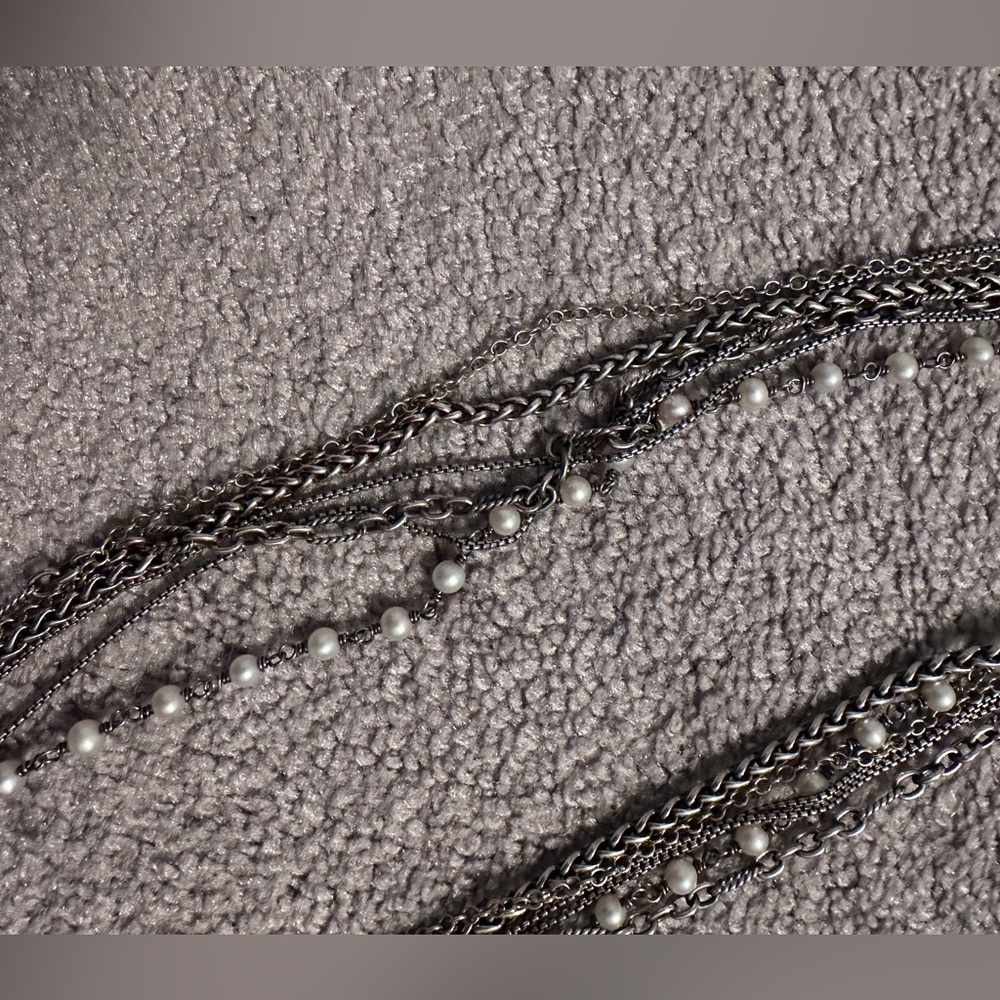 David Yurman cable necklace with 5 strands